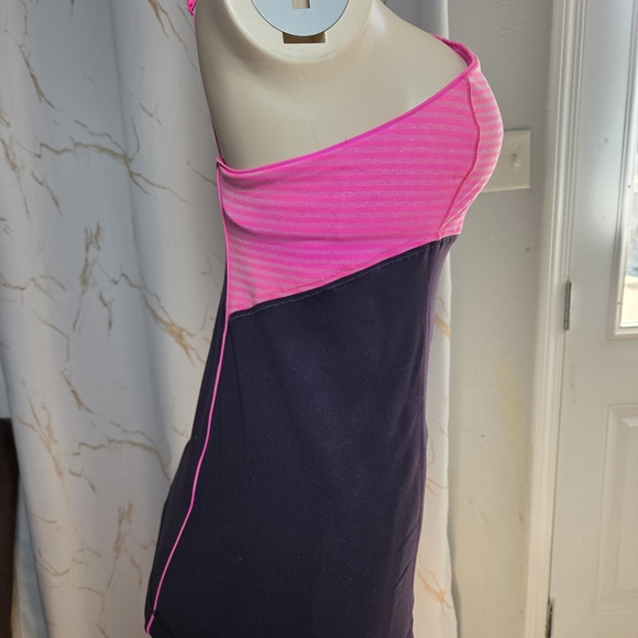 lululemon athletica Pink and Black Strappy Tank - Picture 4 of 6